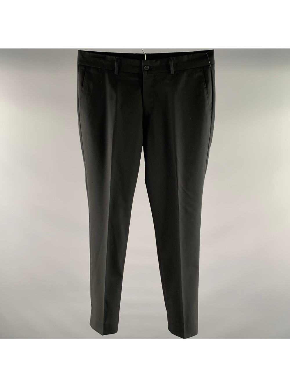 TIGER Size 32 Black Wool Blend Dress Pants